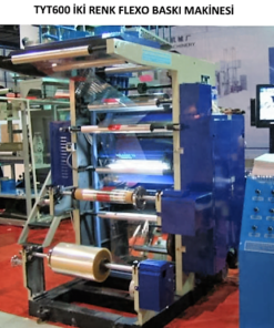 Flekso Baskı Makinası, iki renk