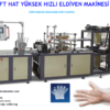 Yüksek Hızlı Tek Kullanımlık Çift Hat Eldiven Makinesi