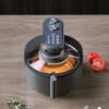 5 Litre  Airfryer,  Yapışmaz Yağsız Hava Sirküle Camlı Kızartma Makinesi